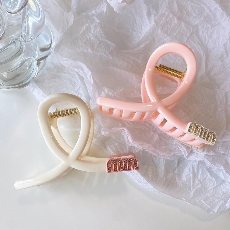 

Модные изысканные заколки для волос с буквами, заколки в виде акулы, зажим для хвоста, аксессуары для волос для женщин, головные уборы, ювелирные изделия, подарок