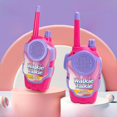 2-Pack Children's Mini Walkie Talkie Toy for Parent-Child Interaction, Indoor & Outdoor Play