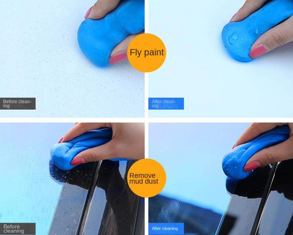 Iron dusting clay clay car wash DIY