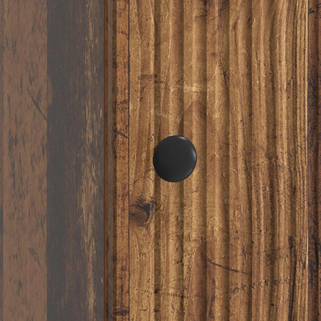 Nightstand Reclaimed Wood Look 43 x 34.5 x 50 cm Engineered Wood