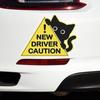 1 Set Self-Adhesive Car Sticker Reflective Reflective Sticker Funny Warning Decal  Car Body