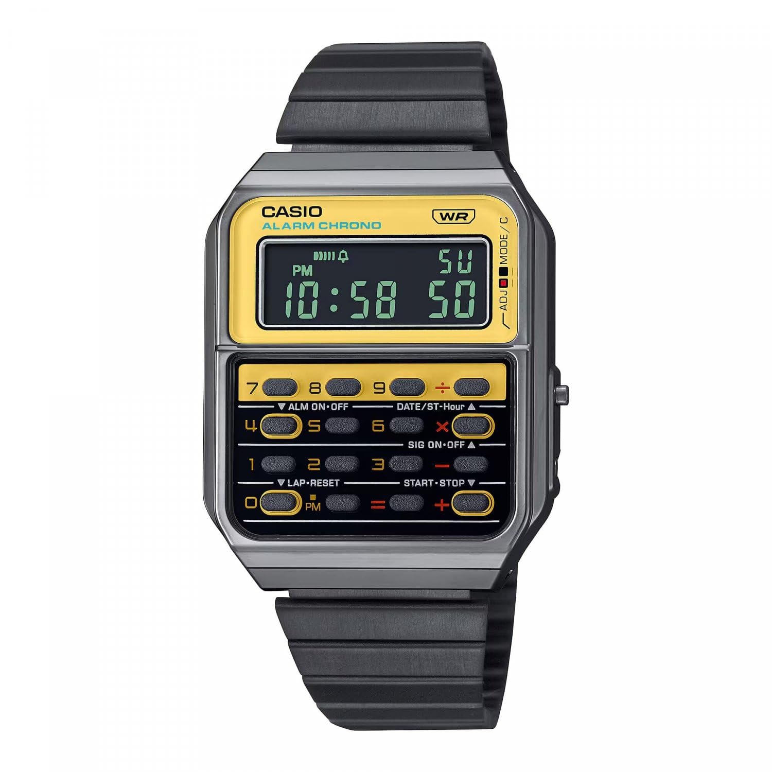 Casio Vintage CA-500WEGG-9BEF Unisex Calculator Watch