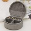 Portable Jewelry Box, Flannel, Mini Portable Cute Box, Necklace, Rings, Earrings, Earrings, Studs, Jewelry, Jewelry Storage Box