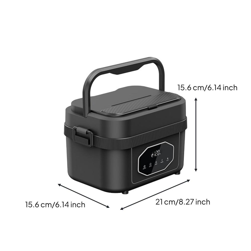 Electric Heating Lunch Box Cleanable Portable Meal Heater for Students