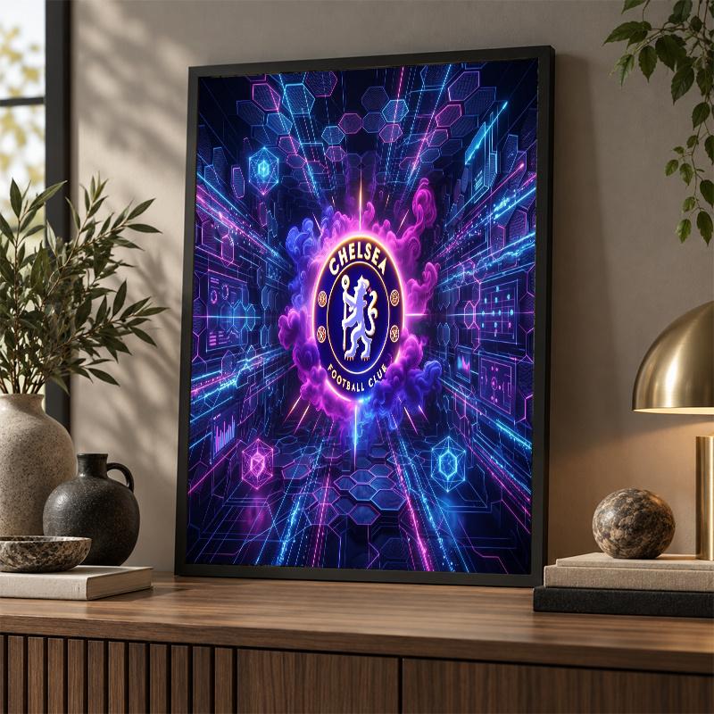 Zestaw do malowania diamentami Chelsea FC 5D Pełne wiercenie DIY Mozaika diamentowa Sztuka ścienna Dekoracja domu