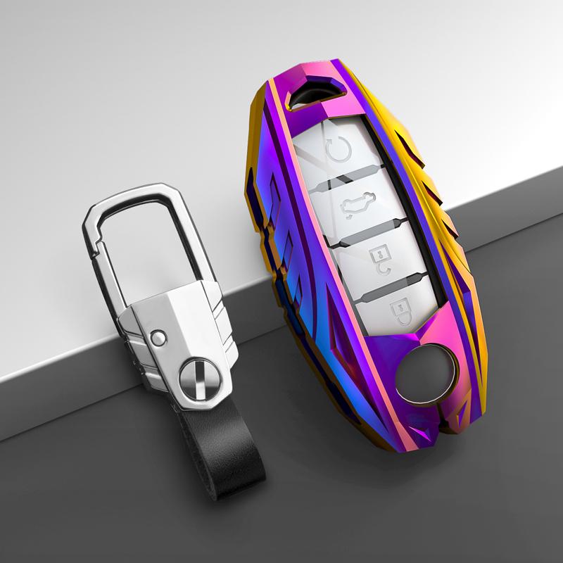 Car Key Cover Case For Nissan Juke Leaf Micra K12 Note Patrol Qashqai J11 J10 Tiida Versa X-Trail Xtrail X Trail T32 Infiniti
