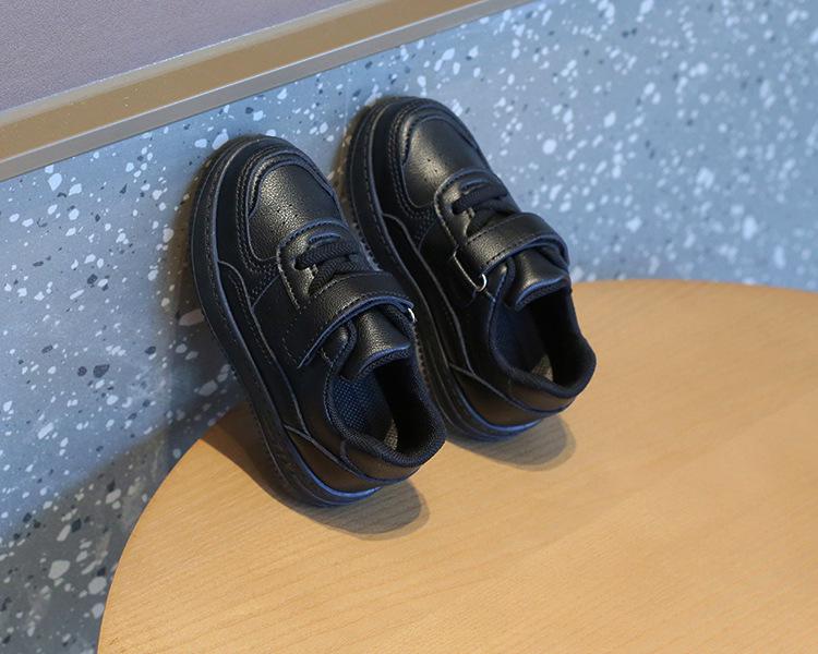 2025 Frühling & Herbst Kinder weiße Leder Sportschuhe - weiche Sohle für Jungen & Mädchen