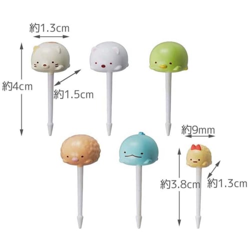 [.co.jp Exclusive] Bandai Sumikkogurashi Bento Nico Nico Picks (6-Pack x 2-Pack)