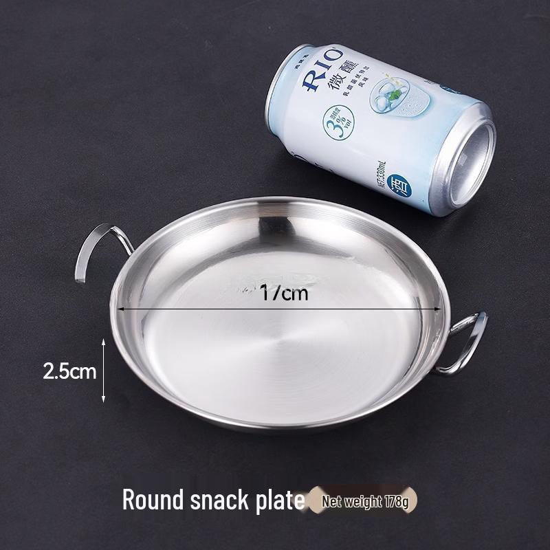 LISM 304 Stainless Steel Snack and Dessert Plates