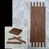 10pcs PVC Wooden Flooring Mini Furniture Wall Floor Decor Dollhouse Floor Tiles  Fit 1:12 Dollhouse