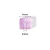10Pcs New Acrylic Square Fluorescent Beads Cute Large Hole Loose Spacer Bead Diy Bracelets Jewelry Women Charm Accessories