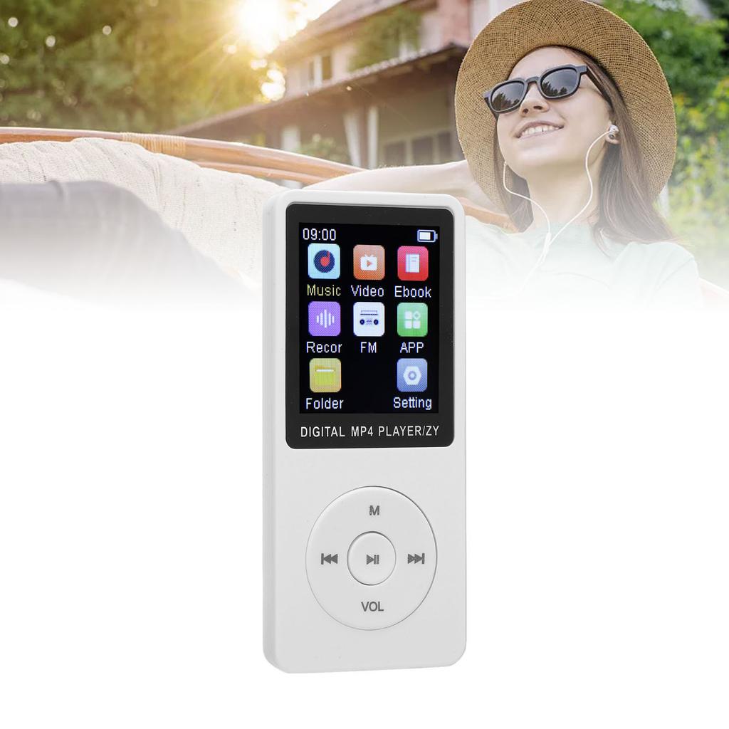 MP3 Player with   5.0 HiFi 1.8 Inch Screen Portable MP3 Music Player with FM Radio Voice Recorder E Book for Sports Running