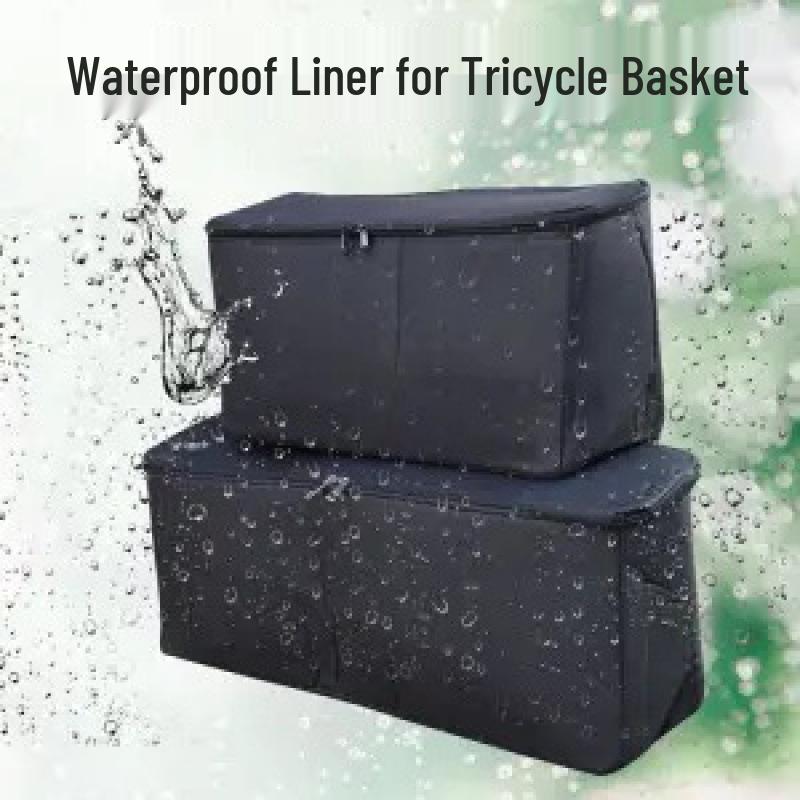 Leisure Electric Tricycle with Thickened Rear Basket and Inner Lining