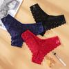 Fashion Sexy Lace Panties Transparent Female Hollow Out Low Waist Panty Breathable Lingerie Underwear Women Briefs