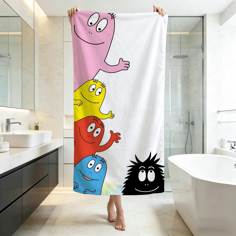 Colorful-BarbapapaS Towel Five-Star Hotel Quality Eco-Friendly Ultra Soft Thick Towels & Beach Towels