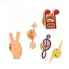 2022 Cartoon Brooch: Creative Palm Gesture, Music Symbol, Lightning Enamel Pin