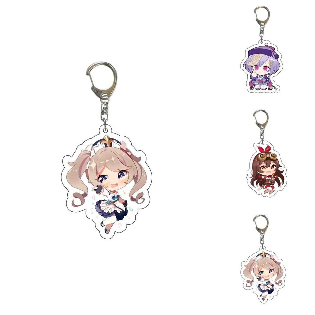 Perfect Gift For Kids And Fans Colorful Cartoon Silicone Keychain Collection
