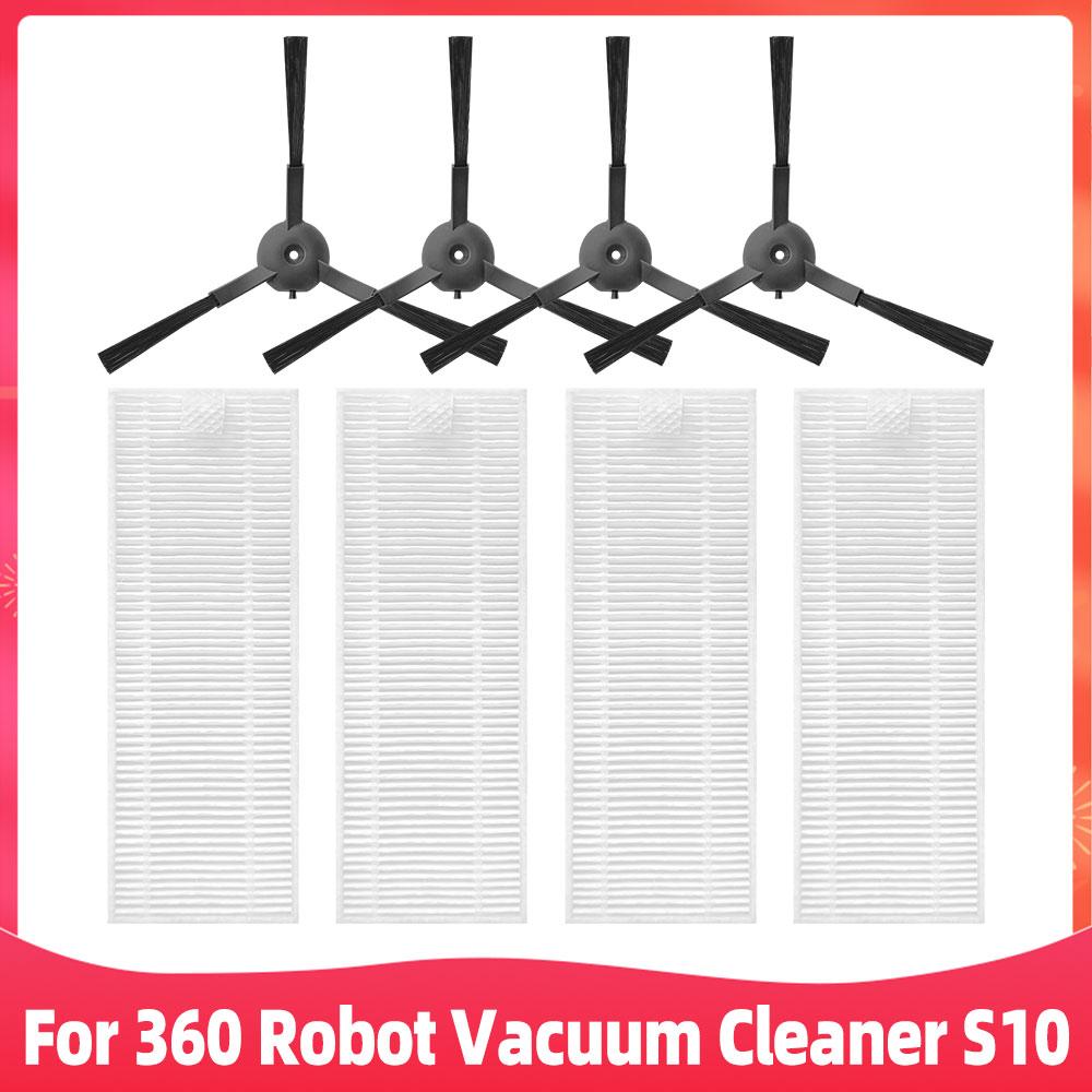 Fit For ( 360 S10 / X100 Max ) Robot Vacuum Cleaner Main Side Brush Hepa Filter Mop Replacement Spare Parts Accessories