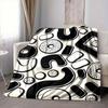 1pc Abstract Patterns Blanket Warm, Cozy, And Soft, Suitable for Sofas, Beds, Cars, And Office Use.Perfect for Camping And Travel, Making It a Great G