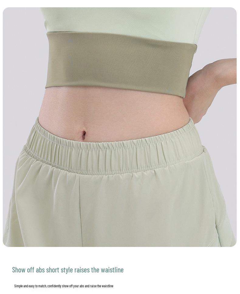 Women's Short Sleeve Yoga Set: Summer Style Workout Top with Chest Pad for Pilates, Training, and Running.