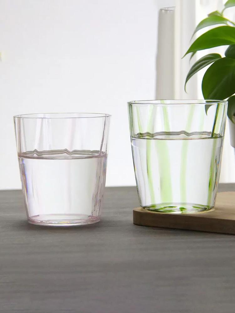 Colorful Brushed Heat-resistant Glass Cup Ins Style Creative Coffee Cup Retro Juice Cup Couple Home Water Cup
