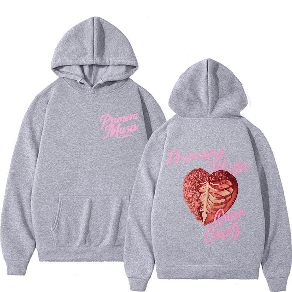 Rapper Omar Courtz Primera Musa  Graphic Hoodies Men's Clothing Vintage Hip Hop Hoodie Oversized Loose Sweatshirt Streetwear