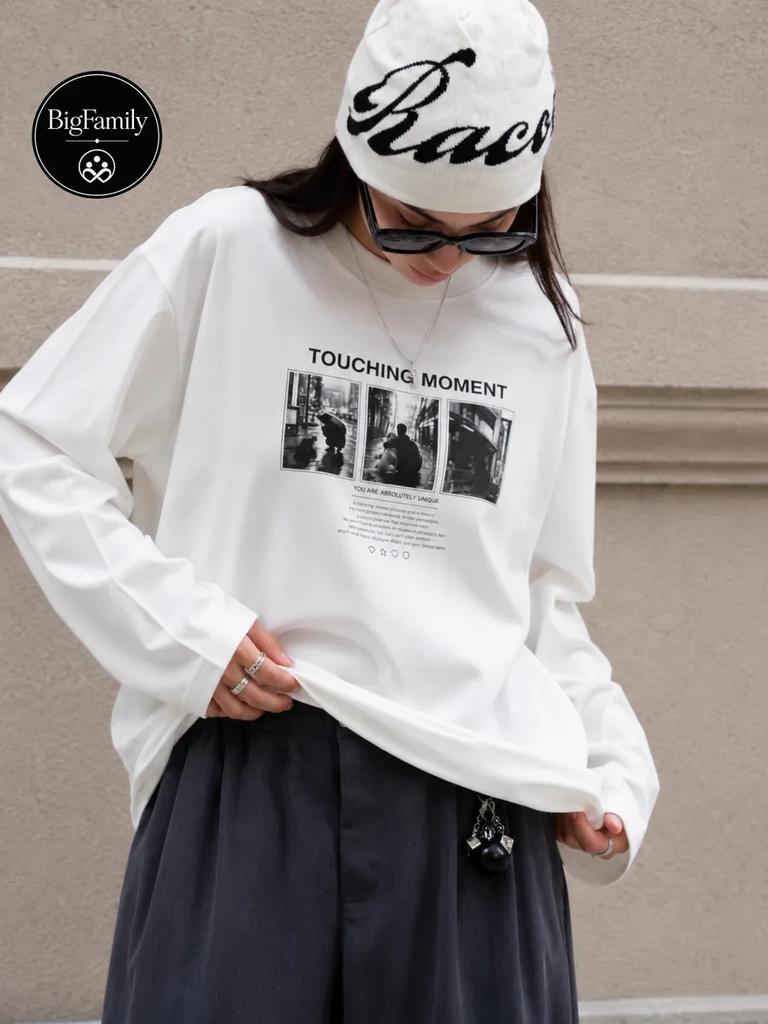 Women Long Sleeve T-shirt Solid O Neck Slim Fit Basic Top Spring Autumn Casual Tee