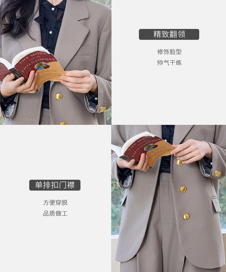 Shopping Mall Style Loose Oversized Suit Jacket for Women In Autumn 2025, with a Sense of Luxury, Commuting Temperament, and Workplace Suit