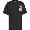 Anthony Edwards Series Basketball FW24 Letter Logo Print Crew Neck Short Sleeve T-Shirt Men Tops Black IY1593