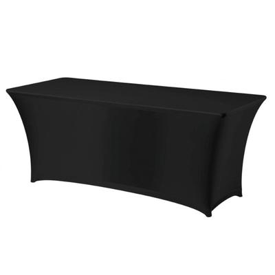 Rectangular Tablecloth Without Ironing, Jersey Fabric, Black - Hendi 814376