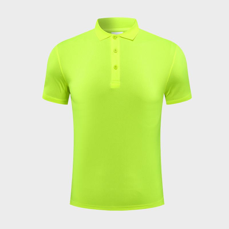 Custom Quick-Dry Lapel Polo Shirt - Short Sleeve, Solid Color, Perfect for Workwear and Summer Sports