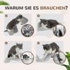 4-Piece Cat Wall Shelves with Steps, Ladder, Jumping Platforms, Light Grey