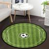 Sportball Realistischer Basketball Baseball Fußball Runde Matte Rutschfester Teppich Teppich für Wohnzimmer Spielzimmer Heimdekoration Schlafzimmerteppiche