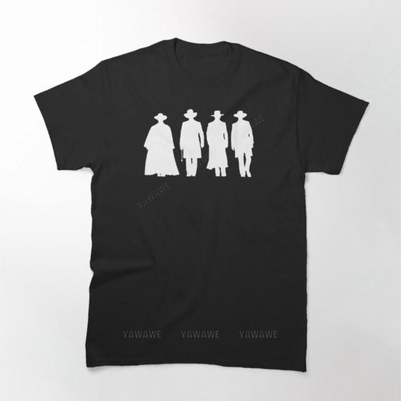Beach Unisex tee shirt fashion print tees Tombstone Silhouette Printed T Shirt teenager cotton Oversized tee shirt male summer top S