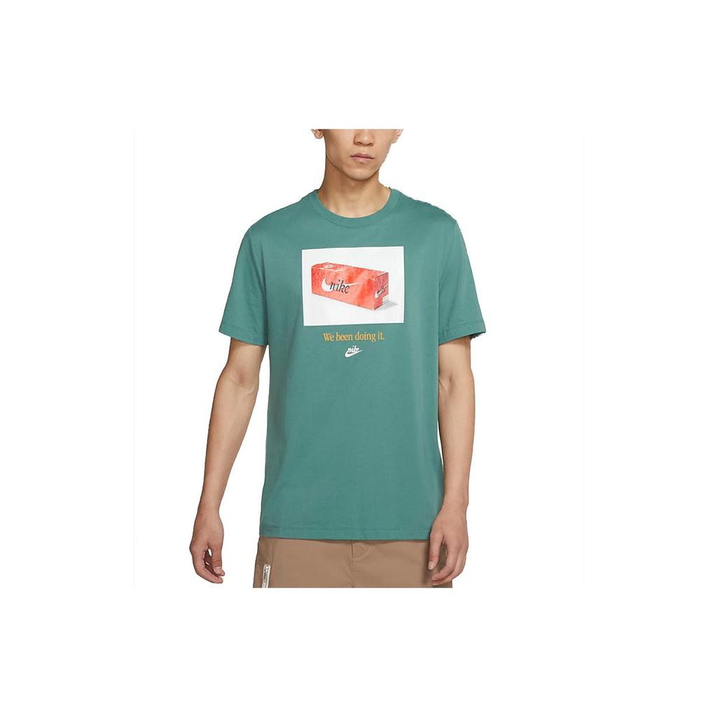 Nike T Shirt Men's Peacock Green DJ1390-361