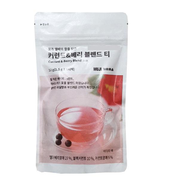 MUJI Currant & Berry Blend Herbal Tea 1.5g x 8 Teabags