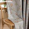 1PC NAPEARL European Luxury 100% Blackout Blackout Curtain Vintage Floral Curtains Curtain for Bedroom Living Room Balcony Window for Home Decor