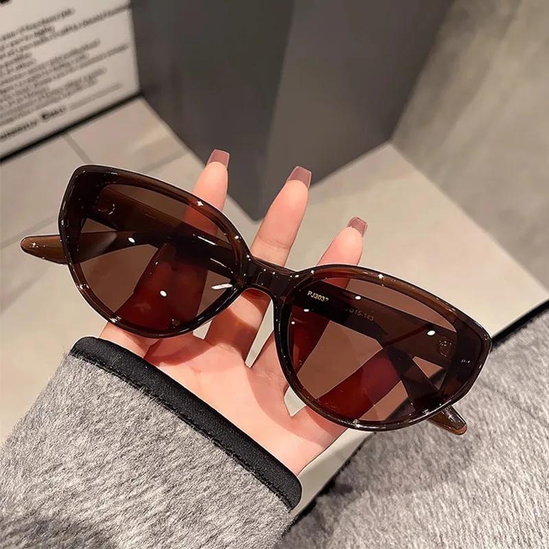 Outdoor Fashion Women'S Cat Eye Sunglasses Retro Gradient Lenses Oversized Sun Glasses Brand Designer Women'S Sun Glasses Uv400