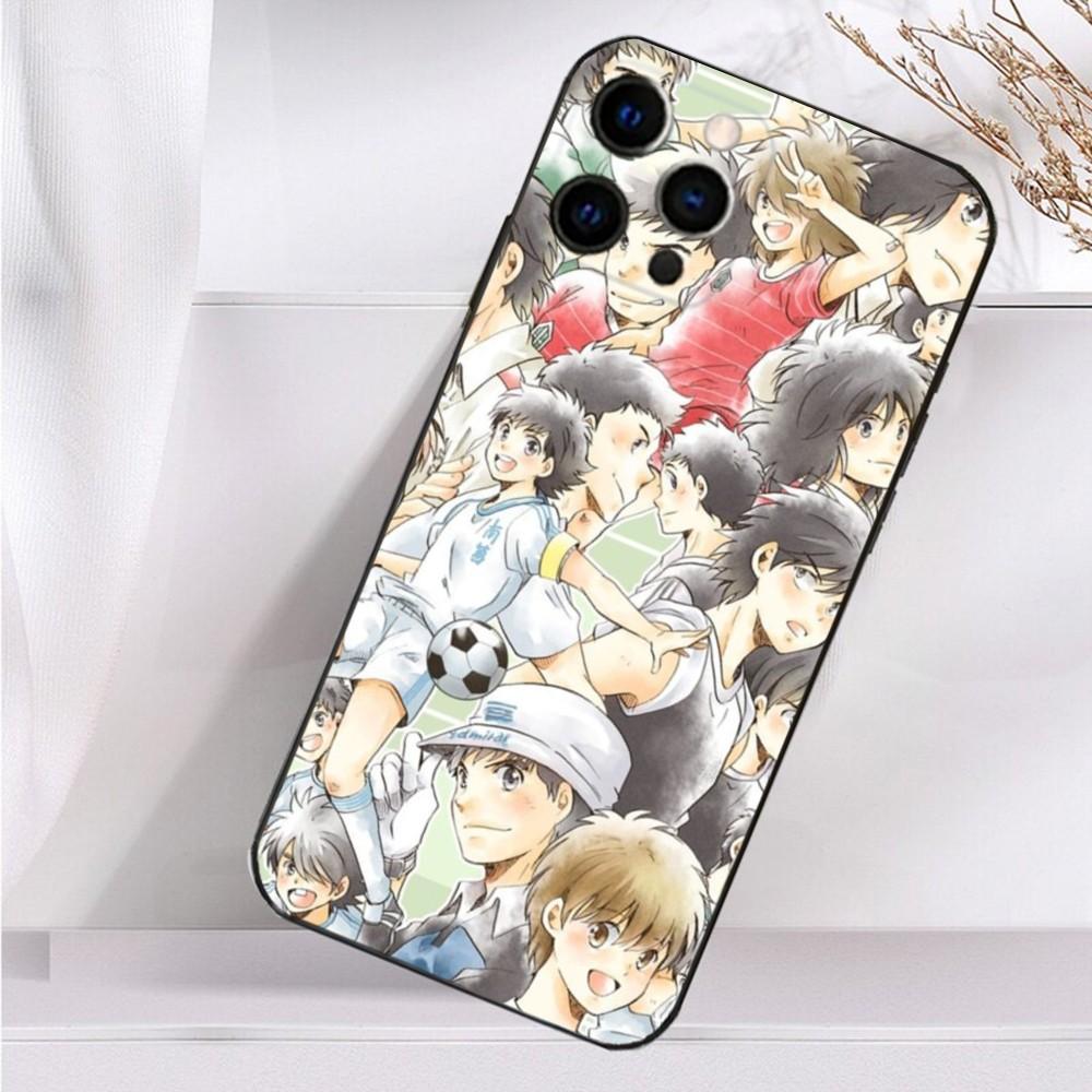 

Чехол для телефона Аниме C-Captain Tsubasa для iPhone 16,15,14,13,12,11 Plus,Pro Max,XS,X,XR,SE,Mini,8,7 Мягкий силиконовый Черный чехол iPhone15