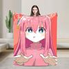 BOCCHI THE ROCK  Blanket Quality Warm Soft  Throw Blanket Winter Camping Couch Bed Comfortable Bedspread