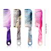 Wide Tooth Comb Detangler Hair Comb Printed Hair Styling Comb Curly Comb Hair Brush Comb Hairdressing Combs