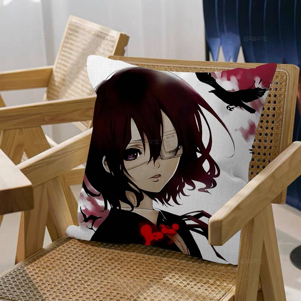Japanese Horror Anime Another Pillowcase Toon Gift Cushion Cover Bedroom Home Sofa Chair Seat Decor Pillow Case
