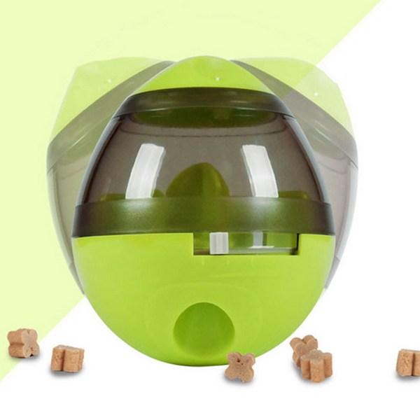 Dingdong Pet Dinosaur Egg Snack Ball 9.5 X 12.5 Cm, Green, 1 Piece