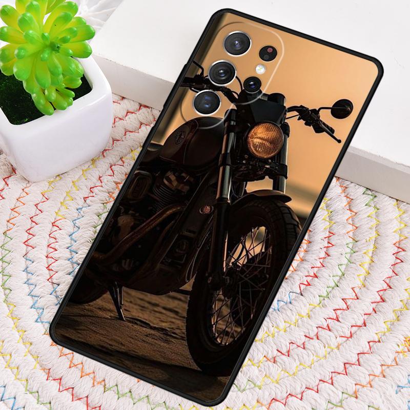 Moto Motorcycle Silicone Phone Case For Samsung Galaxy Note 10 Pro S26 S25 S24 S23 S22 S21 Plus S25Ultra Capa Cover