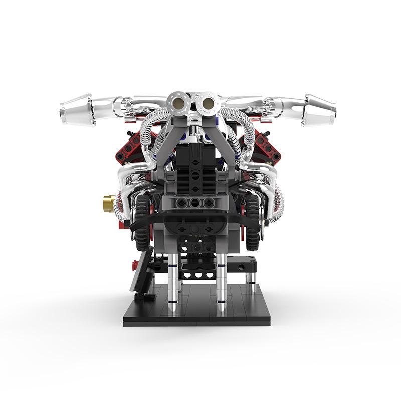 Crossen Ferrari F401 Engine Model Building Blocks Toy
