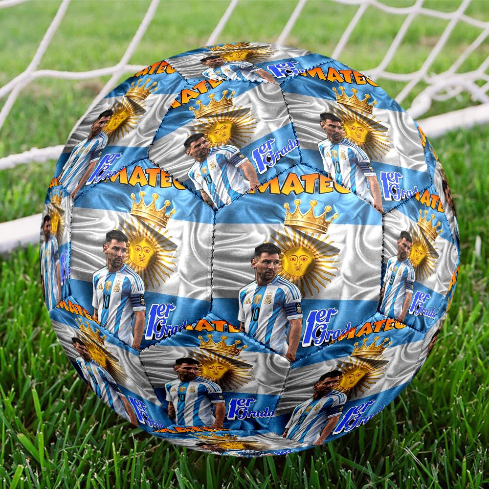 Messi 10 Number World Cup Trophy Size 5 Soccer Football Machine Sewn Indooroutdoor Training And Matches Perfect Gift For Sports Enthusiasts