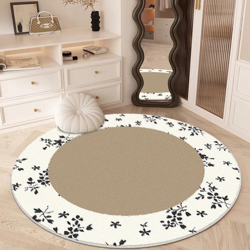 Living Room Round Carpet Thickened Sofa Tea Table Mat Cloak Room Floor Mat Dressing Table Foot Mat