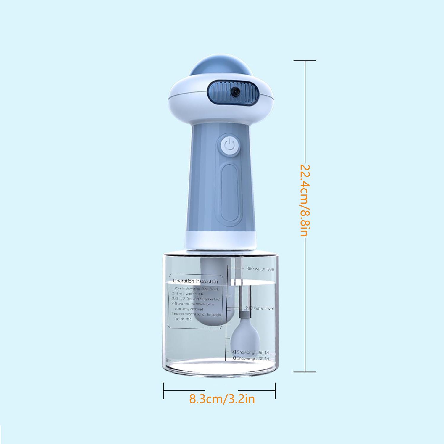 

PawPartner IP7 Водонепроницаемый электрический пенный душ для собак, принадлежности для купания собак, магнитная зарядка, автоматический дозатор мыла для собак темно-синий