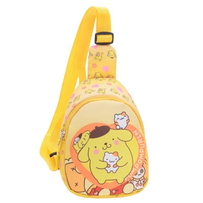 Kuromi Children Cartoon Print Nylon Crossbody Bag For Kindergarten Kids