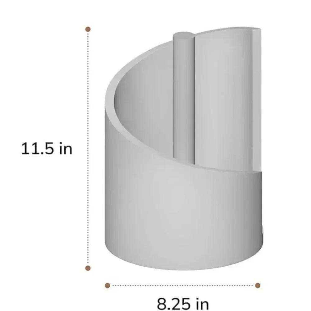 Paper Towel Holder for Kitchen Countertop with Wood Base and Metal Rod Suitable for Large Paper Towels 11 5 8 25 Inches